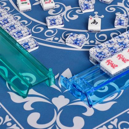 Imagem de Conjunto de Mahjong americano GUSTARIA 166 azulejos acrílicos premium