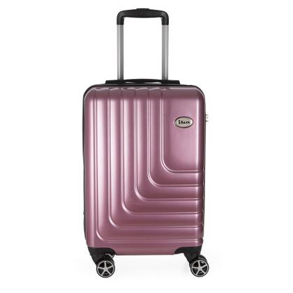 Imagem de Conjunto de Malas de Viagem Expansível em Abs Ika Flex Cadeado Tsa Rodas Duplas 2pcs P/m Rosê