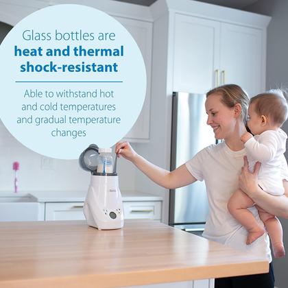 Imagem de Conjunto de Mamadeiras Dr. Brown's Natural Flow Anti-Cólica de Vidro