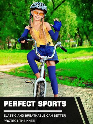 Imagem de Conjunto de mangas de compressão para braços e pernas para crianças de 3 a 9 anos