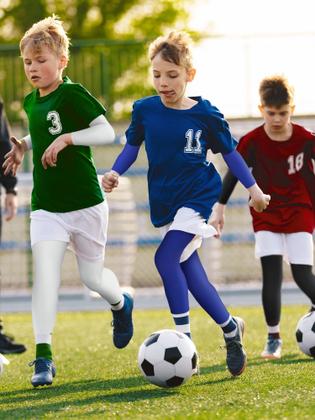 Imagem de Conjunto de mangas de compressão para braços e pernas para crianças de 3 a 9 anos