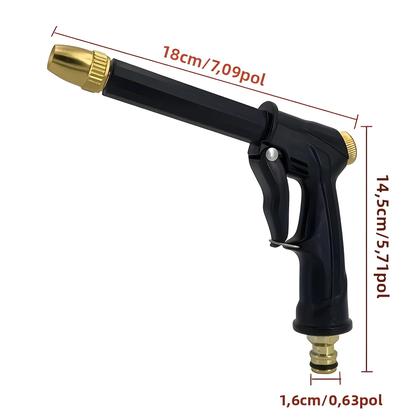 Imagem de Conjunto De Mangueira Mágica Expansível De Alta Pressão Com Pistola De Pulverização Para Lavagem De