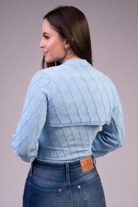 Imagem de Conjunto de MANGUITO com REGATA em Tricô - Jéssi