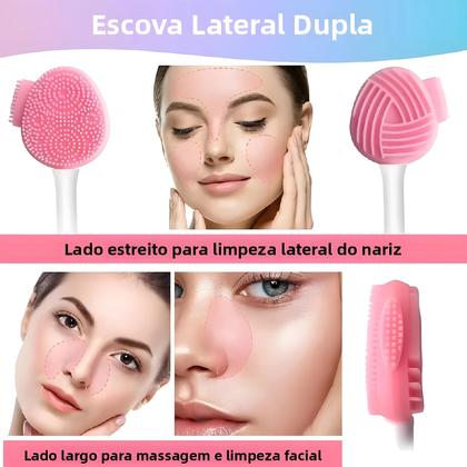 Imagem de Conjunto De Maquiagem De Beleza Com 9 Peças E Kit De Ferramentas Para Lavagem E Massagem Facial Com