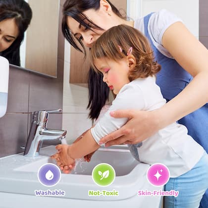 Imagem de Conjunto de maquiagem PERRYHOME Kids para meninas de 3 a 12 anos com 63 unidades