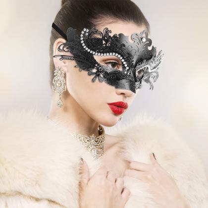 Imagem de Conjunto de máscaras de máscaras Coddsmz Venetian Party Halloween Coddsmz