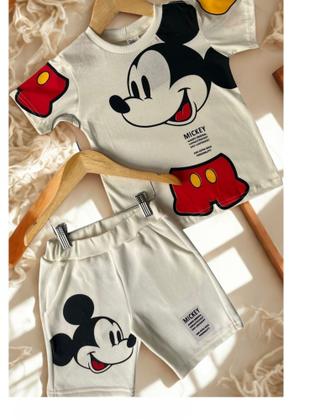 Imagem de Conjunto de Menino Criança Masculino Verão Fresquinho Branco Personagem