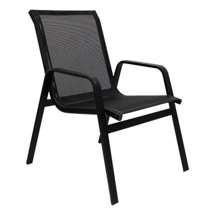 Imagem de Conjunto de Mesa 4 Cadeiras Alumínio para Piscina Guarda Sol