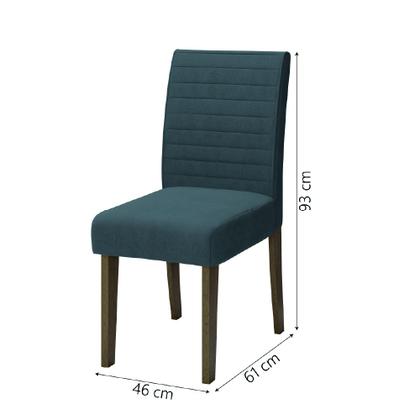 Imagem de Conjunto De Mesa 8 Cadeiras Tampo Giratório Amsterdã Cedro