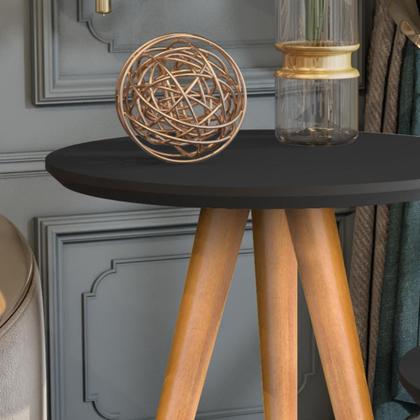 Imagem de Conjunto de Mesa Apoio e Lateral Classic com Pés Retrô - Várias Cores