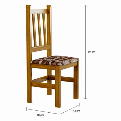 Conjunto de Mesa com 6 Cadeiras Londrina Cerejeira - Mobly Imagem de Conjunto de Mesa com 6 Cadeiras Londrina Cerejeira