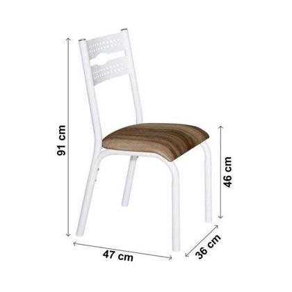 Imagem de Conjunto de Mesa com 6 Cadeiras Luna Clássica