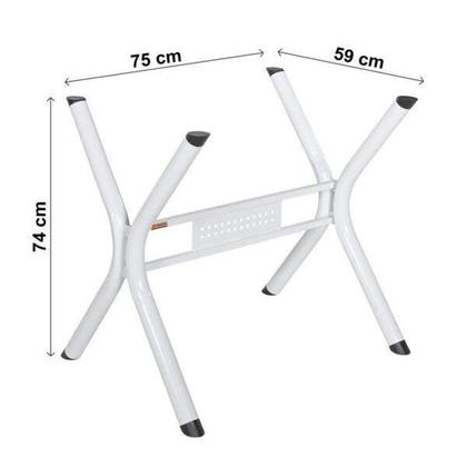 Imagem de Conjunto de Mesa com 6 Cadeiras Luna Clássica