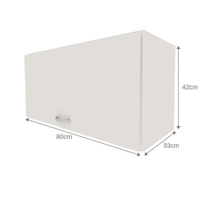 Conjunto de Mesa com Armário de Escritório, Armário Aéreo e 3 Prateleiras Corar Branco - Bramov Imagem de Conjunto de Mesa com Armário de Escritório, Armário Aéreo e 3 Prateleiras Corar Branco