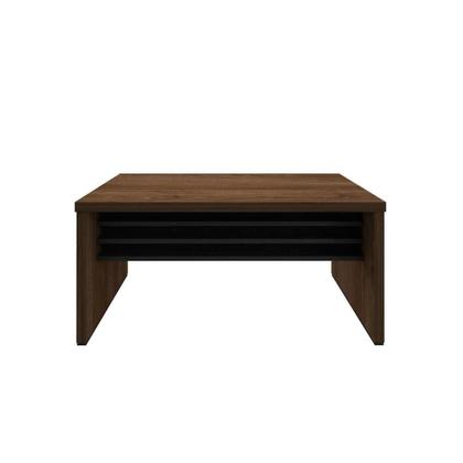 Imagem de Conjunto de Mesa com Gaveteiro de Escritório Executiva 3 GV Marrom e Preto