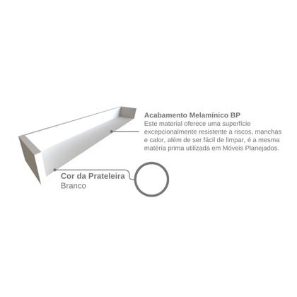 Imagem de Conjunto de Mesa com Prateleiras para Escritório ou Home Office 100 Cm de Largura