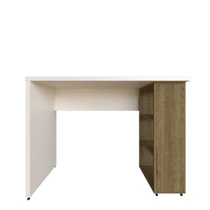 Imagem de Conjunto de Mesa com Prateleiras para Escritório ou Home Office 90 Cm de Largura
