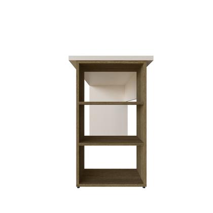 Imagem de Conjunto de Mesa com Prateleiras para Escritório ou Home Office 90 Cm de Largura