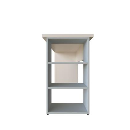 Imagem de Conjunto de Mesa com Prateleiras para Escritório ou Home Office 90 Cm de Largura