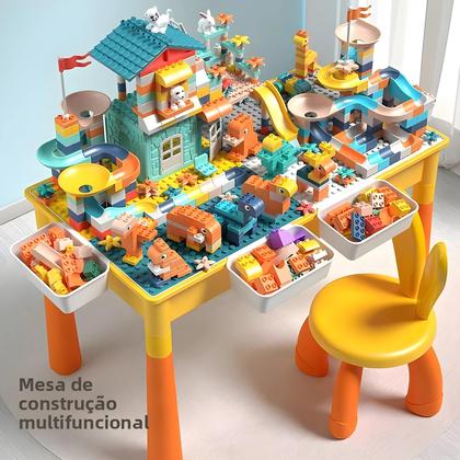 Imagem de Conjunto De Mesa De Atividades Aquáticas Grande Com 143 Peças E Cadeira 5 Em 1 Brinquedos Infantis