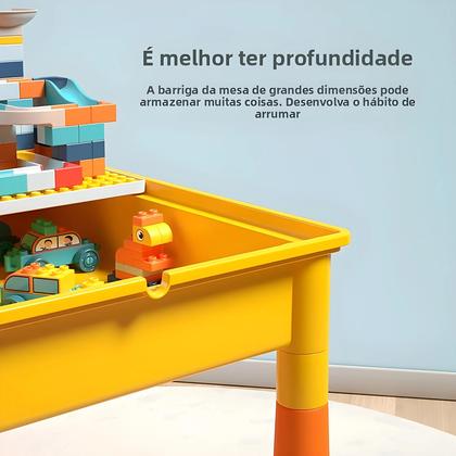 Imagem de Conjunto De Mesa De Atividades Aquáticas Grande Com 143 Peças E Cadeira 5 Em 1 Brinquedos Infantis