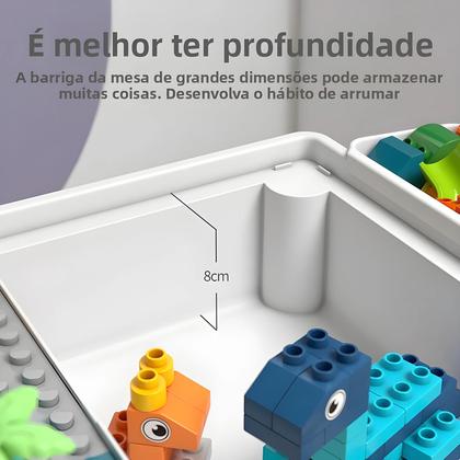 Imagem de Conjunto De Mesa De Atividades Aquáticas Grande Com 143 Peças E Cadeira 5 Em 1 Brinquedos Infantis