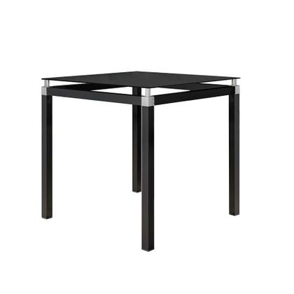 Conjunto de Mesa de Cozinha com 4 Lugares Malva II Preto - Modern Imagem de Conjunto de Mesa de Cozinha com 4 Lugares Malva II Preto