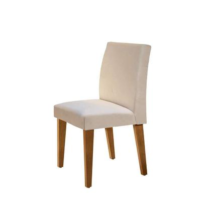 Conjunto de Mesa de Jantar Berlim II com Tampo de Vidro Off White e 4 Cadeiras Grécia Veludo Creme - Modern Imagem de Conjunto de Mesa de Jantar Berlim II com Tampo de Vidro Off White e 4 Cadeiras Grécia Veludo Creme