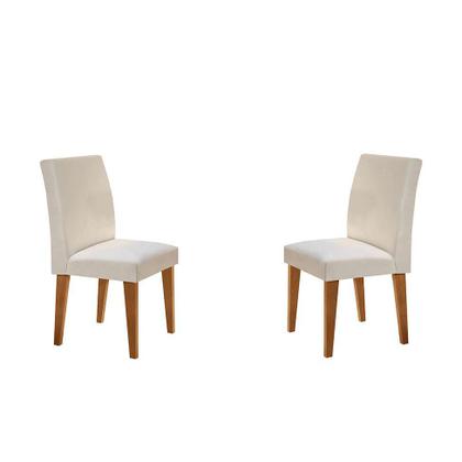 Conjunto de Mesa de Jantar Berlim II com Tampo de Vidro Off White e 4 Cadeiras Grécia Veludo Creme - Modern Imagem de Conjunto de Mesa de Jantar Berlim II com Tampo de Vidro Off White e 4 Cadeiras Grécia Veludo Creme