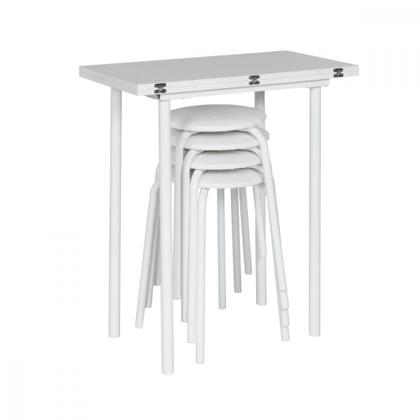 Imagem de Conjunto de Mesa Dobrável e 4 Banquetas Expert Ciplafe
