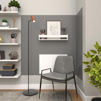 Imagem de Conjunto de Mesa Dobrável e Prateleira para Home Office ou Escritório