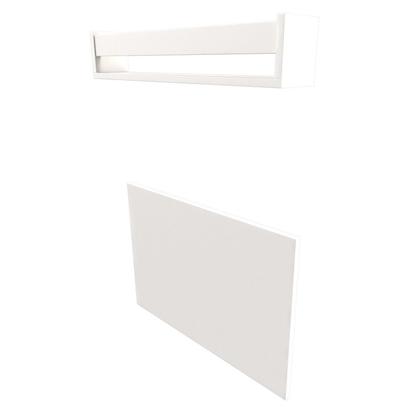 Imagem de Conjunto de Mesa Dobrável e Prateleira para Home Office ou Escritório