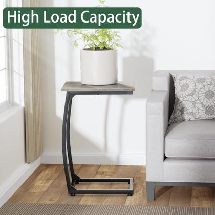 Imagem de Conjunto de mesa final LAKEMID em forma de C Lvory para sofá com pernas curvas