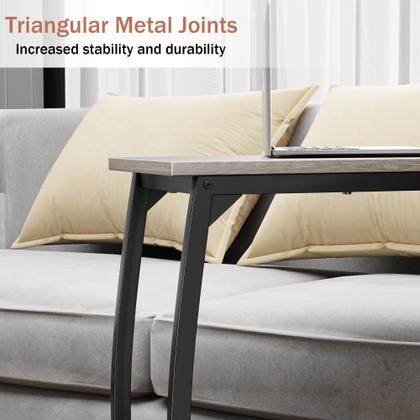 Imagem de Conjunto de mesa final LAKEMID em forma de C Lvory para sofá com pernas curvas