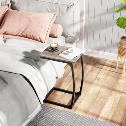 Imagem de Conjunto de mesa final LAKEMID em forma de C Lvory para sofá com pernas curvas