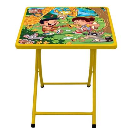 Imagem de Conjunto de Mesa Infantil Zoológico com 2 Cadeiras Açomix