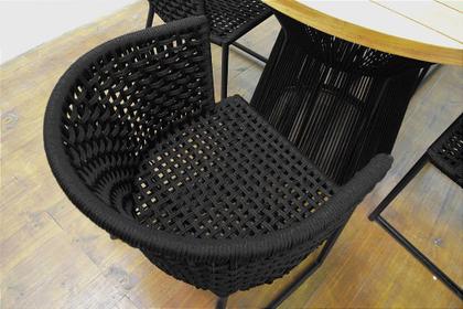 Imagem de Conjunto de Mesa Itapema 4L - Corda Náutica by DeckDecor