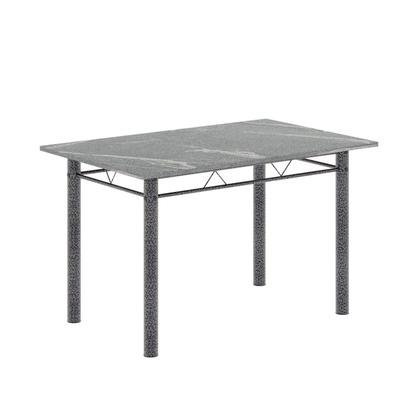 Imagem de Conjunto de Mesa Retangular 120x75cm Tampo Granito Topázio 4 Cadeiras Lavínea