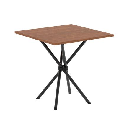 Imagem de Conjunto de Mesa Tubular 70cm X 70cm Tampo em Mdf com 4 Cadeiras Dany