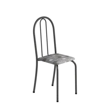 Imagem de Conjunto de Mesa Tubular 70x70cm Tampo de Vidro com 4 Cadeiras Ane B