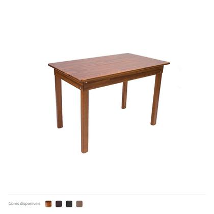 Imagem de Conjunto de mesa VERNIZ com 6 cadeiras