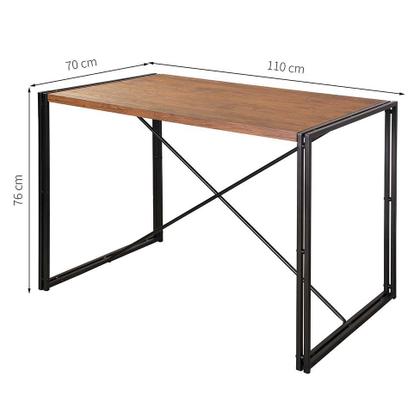 Imagem de Conjunto de Mesa Wooden com 1 Banco e 2 Cadeiras Preto e Amêndoa