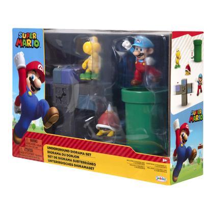 Imagem de Conjunto de Mini Figuras - Super Mario - Underground Diorama - Candide