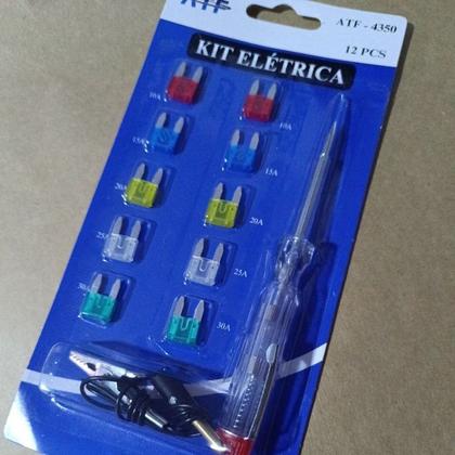 Imagem de Conjunto de Mini Fusíveis Automotivos com Chave e Grampo ATF 4350