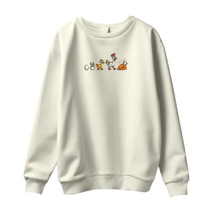 Imagem de Conjunto de Moletom Blusa Sem Capuz e Calça Jogger Estampas