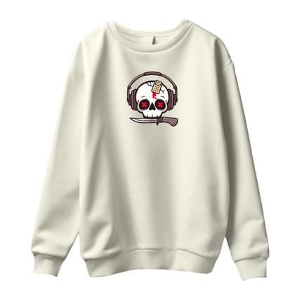 Imagem de Conjunto de Moletom Blusa Sem Capuz e Calça Jogger Estampas