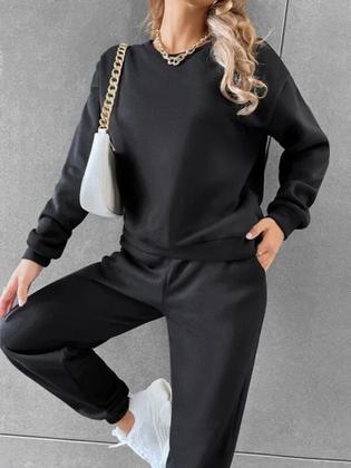 Imagem de Conjunto De Moletom Calça Blusa Flanelado De Algodão