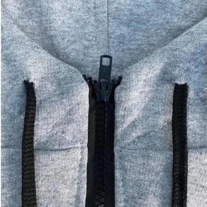 Imagem de Conjunto De Moletom Calça E Blusa Jaqueta De Frio Com Ziper