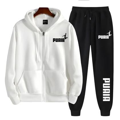 Imagem de Conjunto De Moletom Feminino Com Capuz, Calças E Blusas Estampadas, 2 Peças, Casaco Casual Com