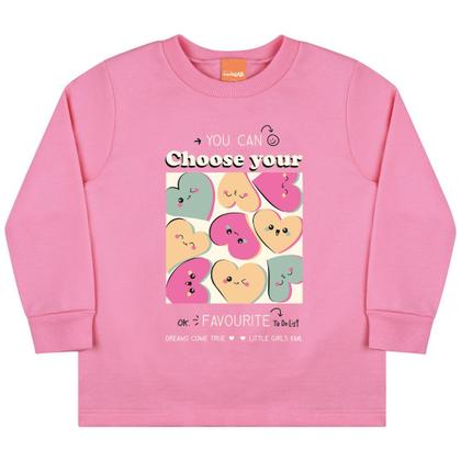 Imagem de Conjunto de Moletom Menina Kamylus 100% Algodão